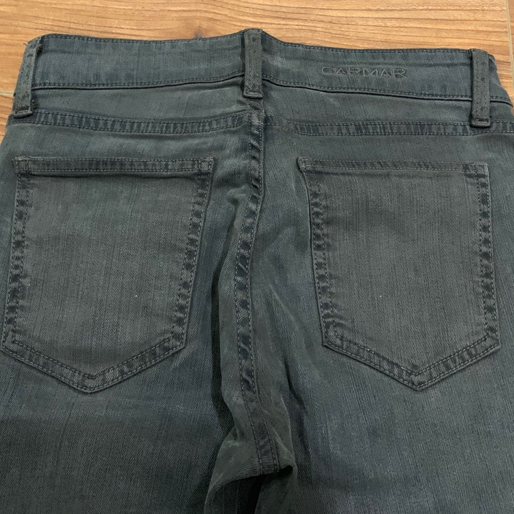 Carmar Olive Green Skinny Jeans size 26 - Picture 8 of 9